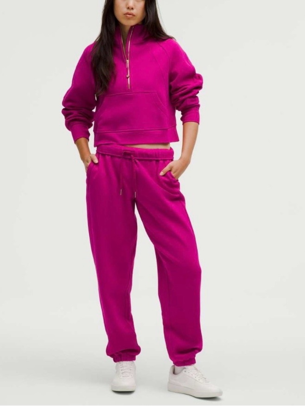 Lululemon Scuba Oversized Jogger Pant Ripened Raspberry NWOT Size Large